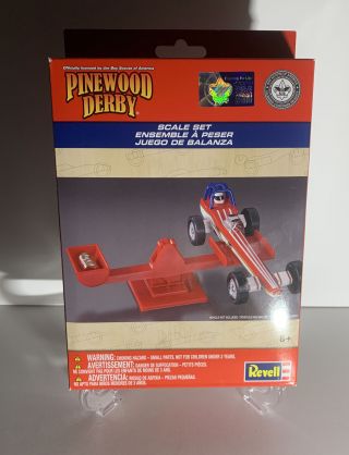 Revell Pinewood Derby Scale Set - Boy Scout Licensed - - Open Box