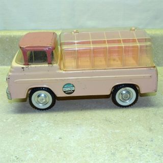 Vintage Ford Econoline Nylint Kennels Truck,  No 6200,  Pressed Steel Toy