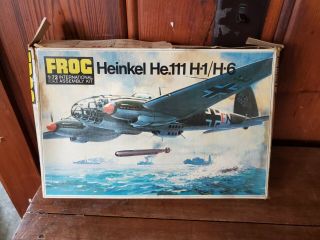 Frog 1/72 Heinkel He.  111 H - 1/h - 6 Complete No Decals No Instructions