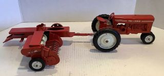 Vintage 1:16 Tru - Scale Tractor And Baler Set