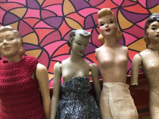 4 - Vintage ' 40s Simplicity Fashiondol Sewing Mannequin Doll Miniature Latexture 2