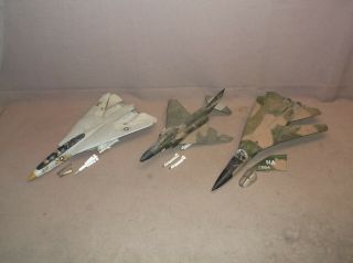 3 Vintage Built Us Military Airplanes Aircraft Vietnam Fighter Jet F4 F14 F111