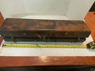 Antique Leather Gun Case Rifle Storage Case With Key York Churchill London