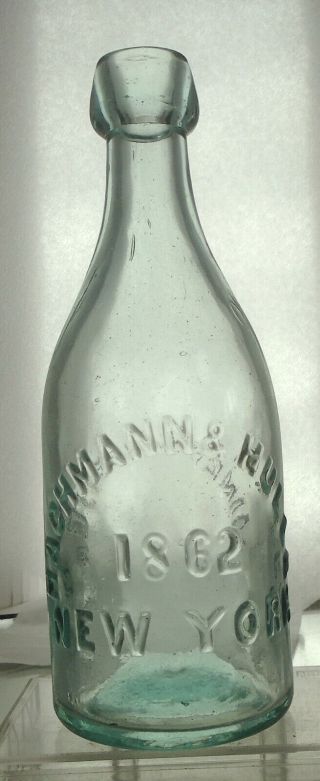 Hachmann & Hulle York Antique Blob Top Mineral Water Bottle.