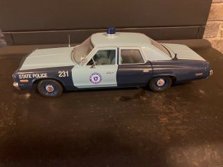 Massachusetts State Police 1974 Dodge Monaco 1/18 Scale