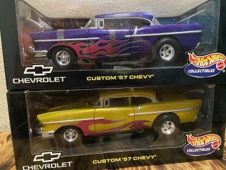 2 Hot Wheels Collectibles 1:18 Scale Custom 