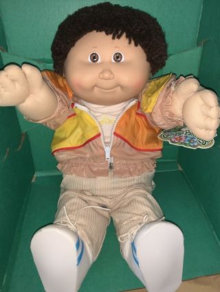 Vintage Cabbage Patch Kid (number 15 Head Mold) Brown Hair Boy Con 85