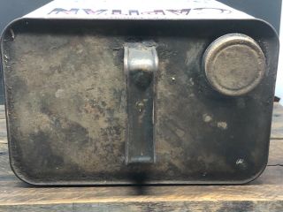 Rare Vintage Antique Capitan 2 Gallon Parlube Motor Oil Tin Can 1930’s 3