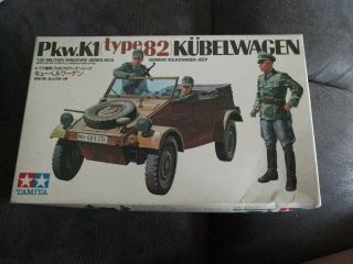 Tamiya Pkw.  K1 (type 82) Kubelwagen Volkswagen Jeep 1:35 Model Kit Open Box