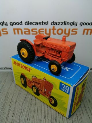 Matchbox Lesney No.  39c Ford Tractor 1967 Vintage Diecast