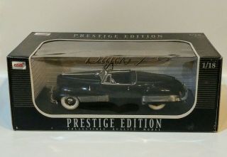 1/18 Anson Prestige Edition 1938 Buick Y - Job In Black 30409 Concept Car