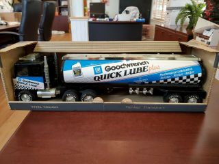 Nylint Gm Goodwrench Quick Lube Plus Usa Steel Tanker Transport Diecast 990 - Z