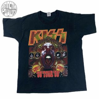 Vintage Kiss Psycho Circus 98 Tour 99 Black T Shirt