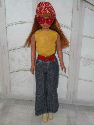 Vintage Barbie FIRST ISSUE TITIAN SKIPPER DOLL IN FUN RUNNERS 3372 COMPLETE SET 3