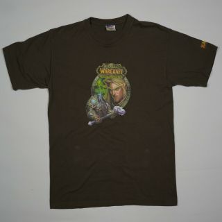 Vintage World Of Warcraft Burning Crusade Launch T - Shirt Blizzard
