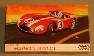 Hawk Maserati 5000 Gt 1/32nd Scale Model Or Slot Racing Body Circa 1965