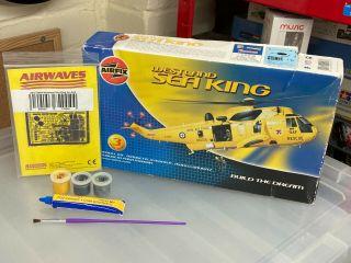 Airfix 1/72 Westland Seaking Helicopter,  Airwaves Photoetch,  Paints & Glue Etc