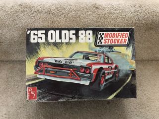 Amt 1/25 Scale 1965 Olds 88 Modified Stock Car Plastic Model Kit (box Only)