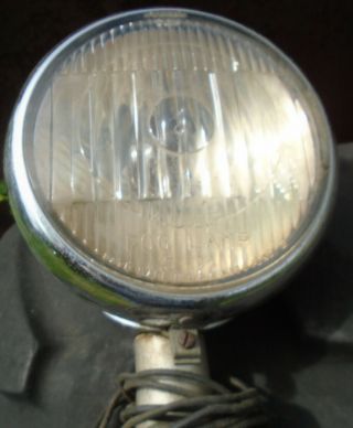 Antique Guide Fog Lamp W/mounting Bracket 5 3/4 "