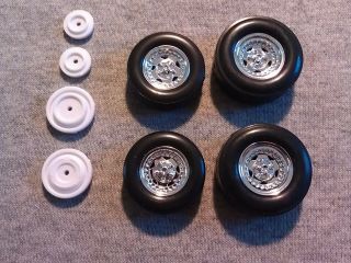 1/25 Scale Slicks And Tires With Racing Wheels