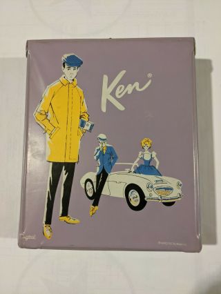 Vintage - 1962 Mattel Ken Doll,  Carrying Case,  Clothing,  Accessories,  Good Cond.