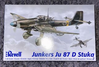 Junkers Ju 87 D Stuka Airplane Model Kit 1:48 Revell 031445052507