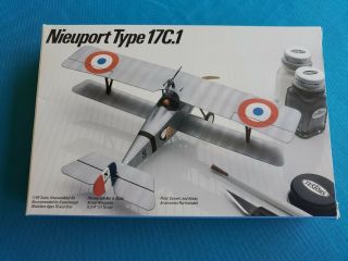 Testors Nieuport Type 17c.  1 1/48 Scale Plastic Model Kit