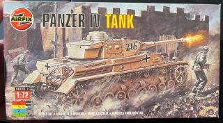Airfix Panzer Iv Tank 1/72 Open Model Kit ‘sullys Hobbies’