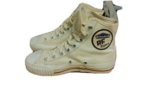 Vintage Pf Flyers Canvas Basketball Shoes Sneakers Bf Goodrich Athletic Size 3