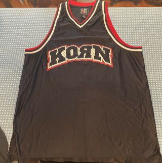 Vintage Korn Life Is Peachy Shirt Jersey Size Xl 1998