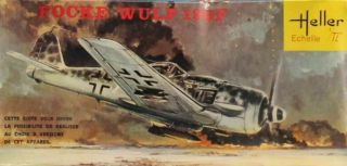 Heller 1:72 Focke Wulf Fw - 190f Plastic Aircraft Model Kit L087u