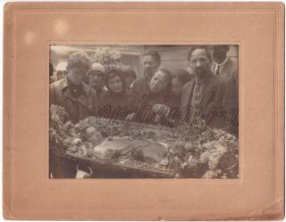Antique Photo 1920 Young Girl,  Funeral Of Child,  Post Mortem