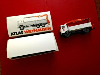 Conrad 1:50 Man Truck Atlas Weyhausen With Loading Crane