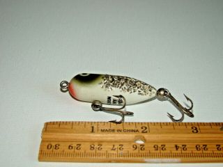 Heddon Tiny Torpedo Fishing Lure 2 " Long " Tenn Shad Silver Glitter Color "