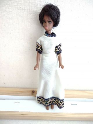 Vintage 1970 Topper Dawn " Dale " Doll With Black Hair Hair And Brown Eyes