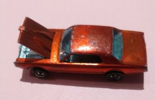 Hot Wheels Vintage Redline Orange Copper Custom Cougar Hk Grey Int.