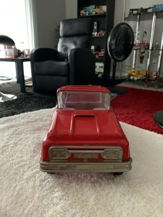 Vintage Buddy L - Traveling Zoo - Red Truck - Stamped Steel -.
