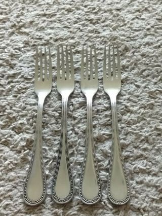Towle Beaded Antique Germany Dinner Fork Set Of 4 Stainless 18/8