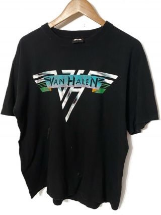 Vintage Van Halen Concert Tshirt Tour Merch 2008 David Lee Roth Size Adult Large