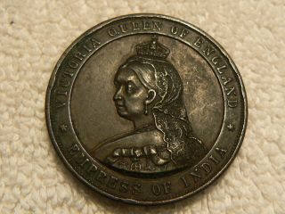 Medal 1887 Victoria Queen Of England,  Surbition Jubilee,  38mm,  30.  1g