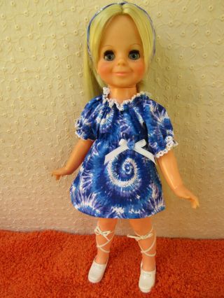Vintage Ideal Talky Velvet Doll - Crissy Family Growing Hair Talking