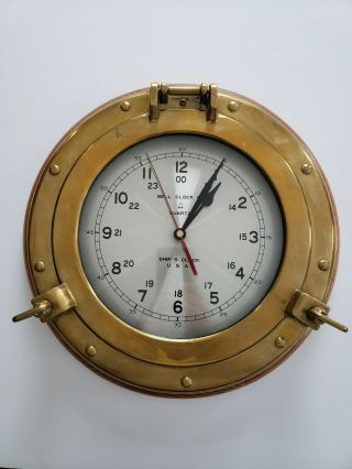 Vintage Bell Clock Company Ship 