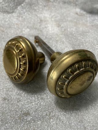 Antique Victorian Brass Sargent J - 15503 Crete 1910 - 1930 Egg And Dart