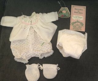 Cabbage Patch Kid Outfit Birth Certificate Hang Tag Diaper Pmi