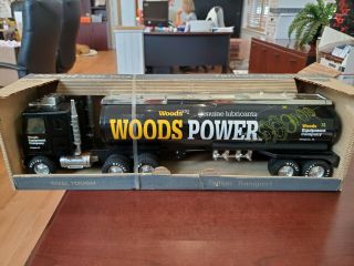 Rare Nylint Woods Power Equip.  Co Usa Pressed Steel Tanker Transport Diecast