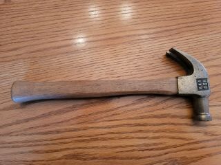 Ampco H20 Beryllium Claw Hammer Antique Tool Non Sparking