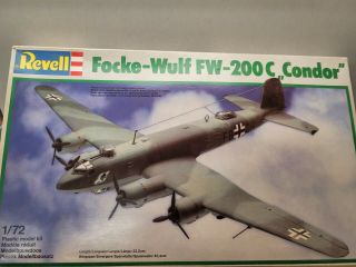 Vintage Revell Focke - Wulf Fw - 200c Condor 1/72