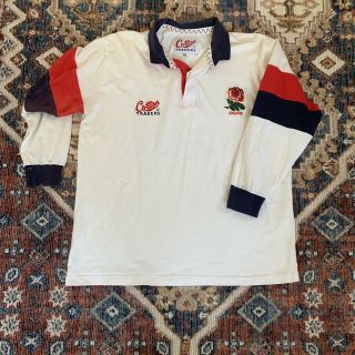 Vintage England Rugby Union Shirt - Size Xxl Cotton Traders