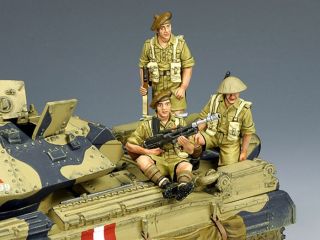 King & Country British Eighth Army Ea030 Tank Riders Mib