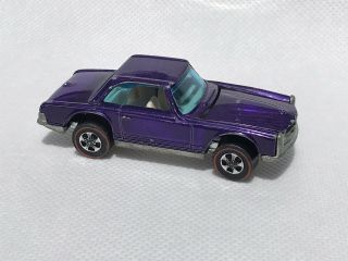 Vintage 1969 Mattel Redline Hot Wheels Mercedes Benz 280sl Rare Purple
